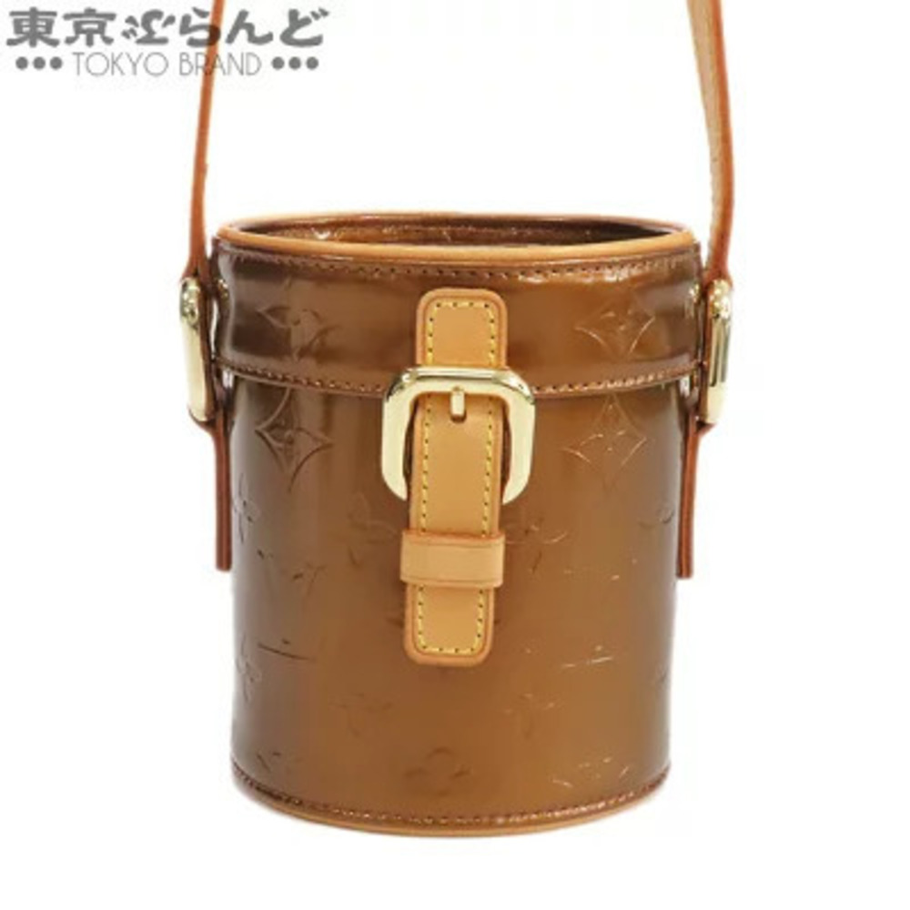 Louis Vuitton Aster Place Bronze Brown Monogram Vernis Shoulder Bag